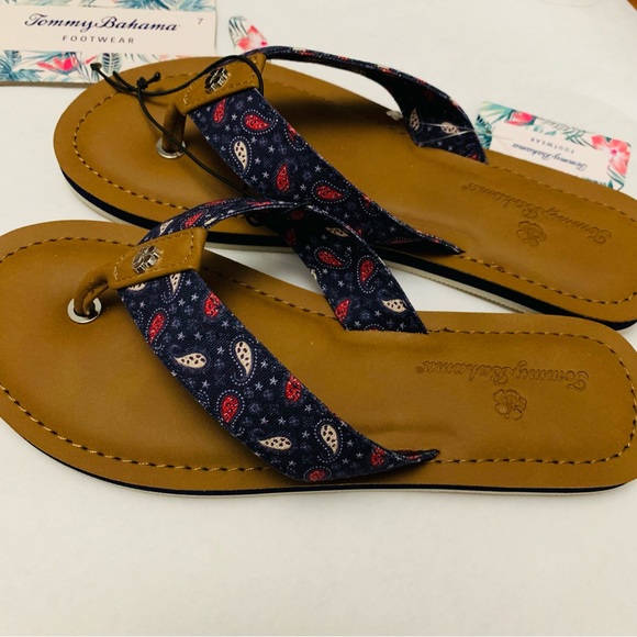 Tommy Bahama Shoes - New TOMMY BAHAMA Womens Logo Flip Flops Speedwell Sandals women sz 7, 9, 10